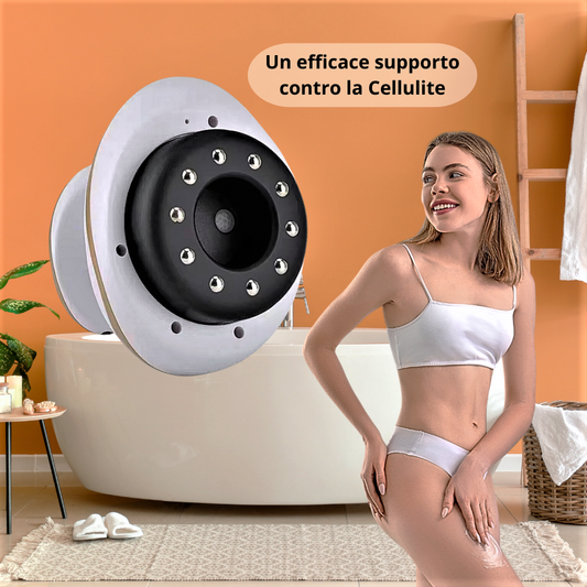 Dispositivo Anticellulite con Coppettazione, Infrarossi e Luce Fotonica