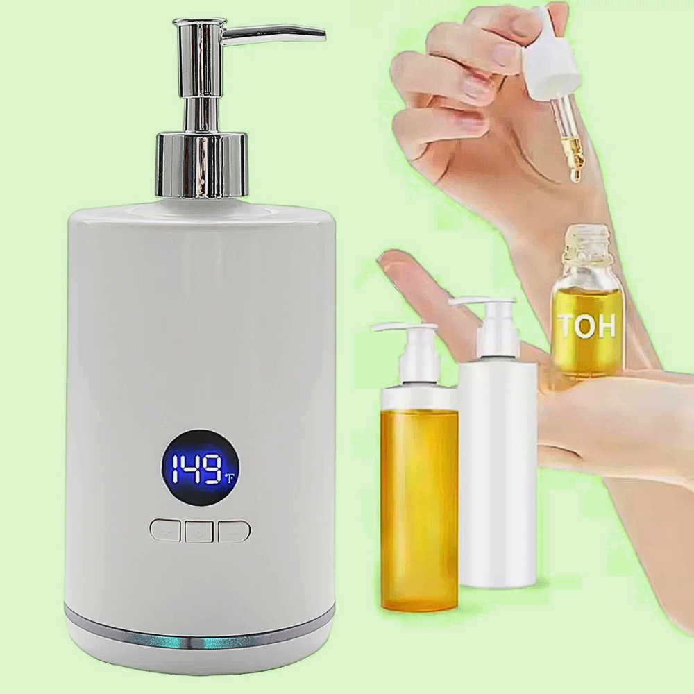 Dispositivo di Riscaldamento per Oli da Massaggio e Principi Attivi