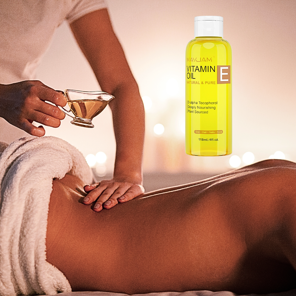 Olio alla Vitamina E per pelle, capelli e unghie