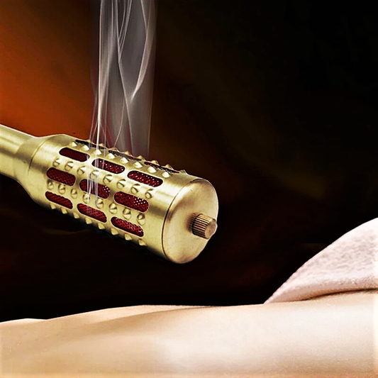 Braciere per Moxibustione con 10 candele di Moxa