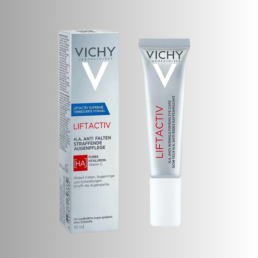 Crema Contorno Occhi Vichy con Acido Ialuronico, Vitamina C e Caffeina