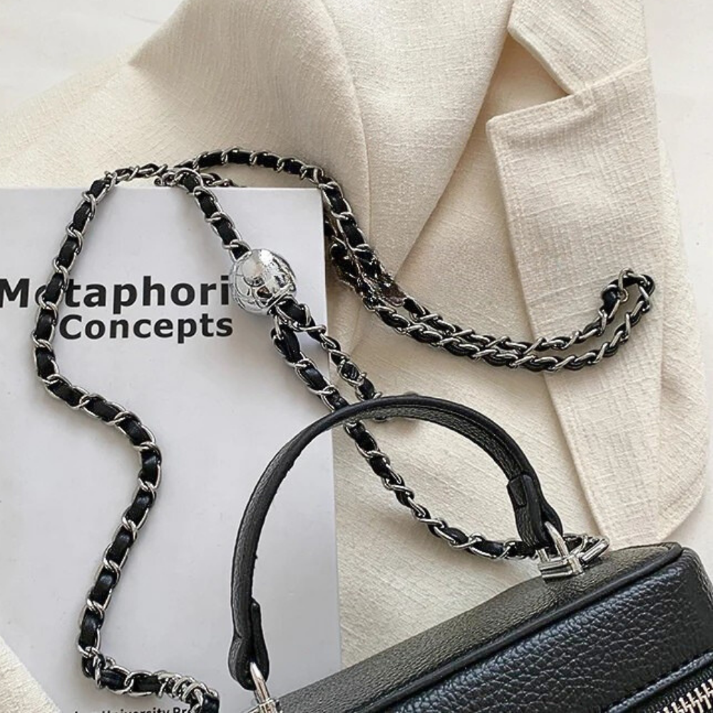 Mini Borsa a Bauletto in Similpelle