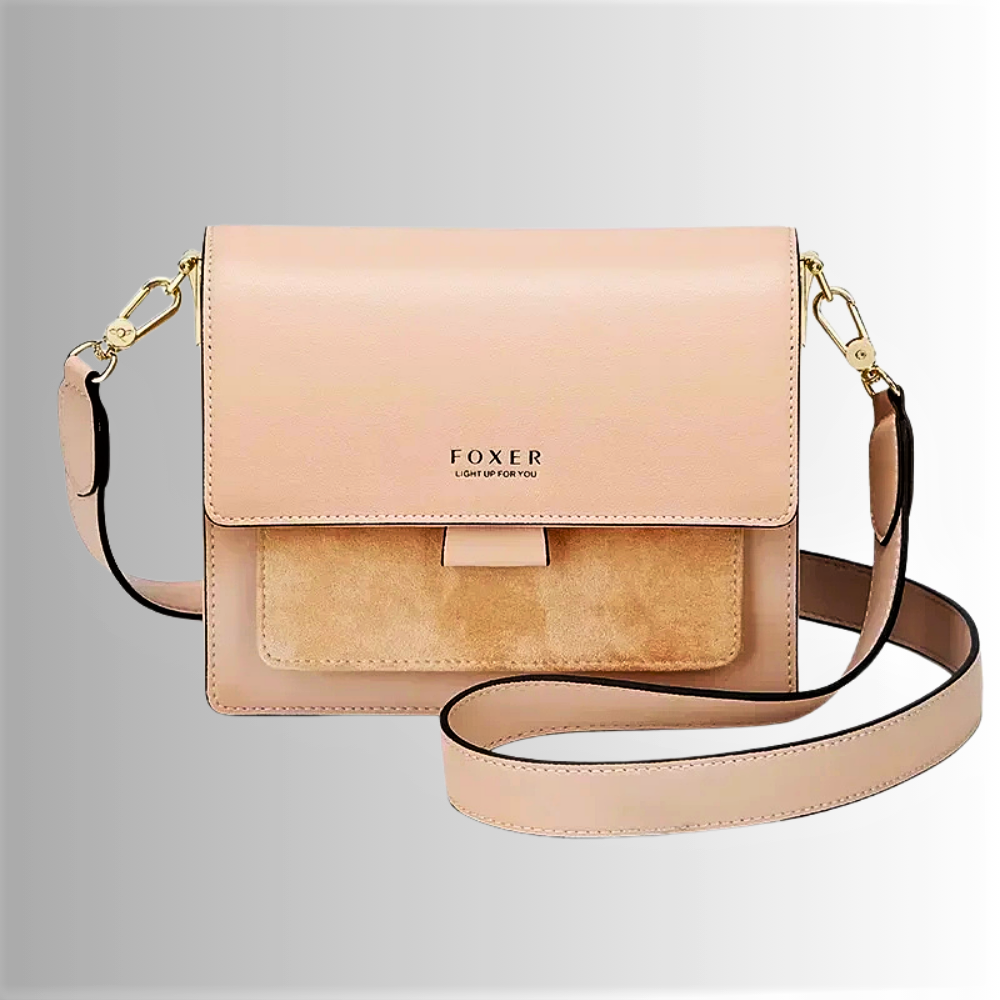 Mini Bag a Soffietto in Pelle di Vitellino