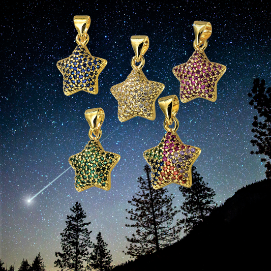 Ciondolo "Stella Luminosa" - Una nota di Colore dalla Collezione Eleganza