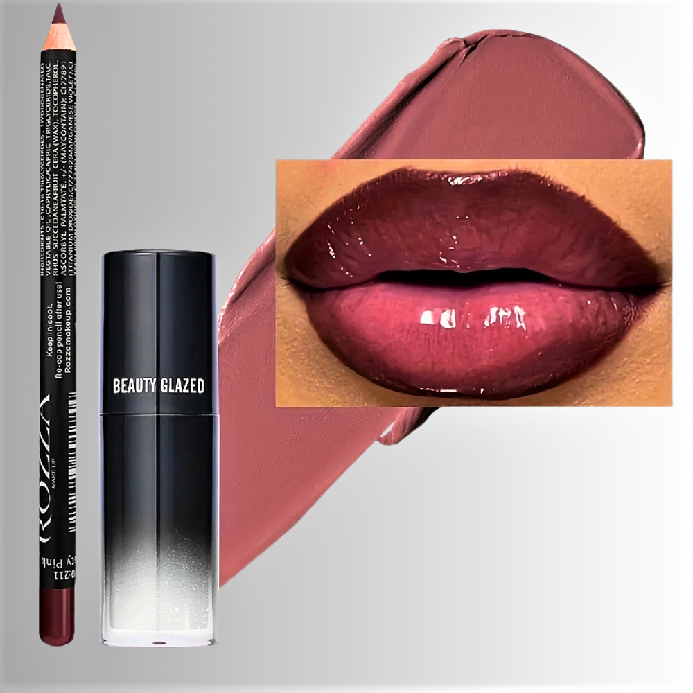 Set di Lip Liner e Gloss con Squalane Vegetale