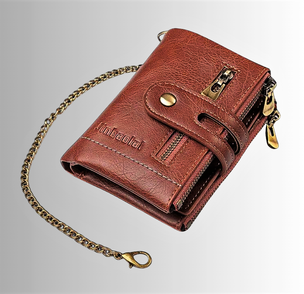 Mini Wallet Anti-Pickpocketing in Genuine Cowhide