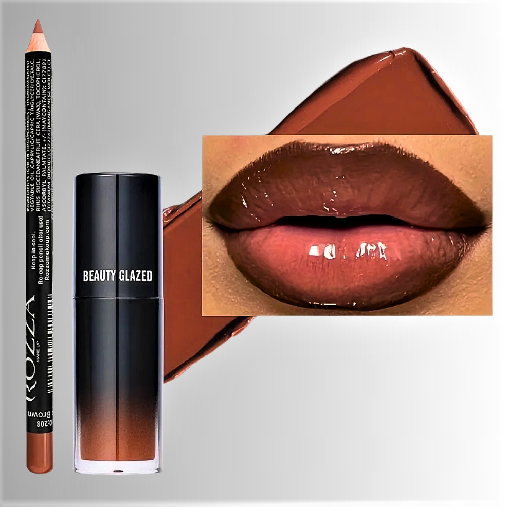 Set di Lip Liner e Gloss con Squalane Vegetale
