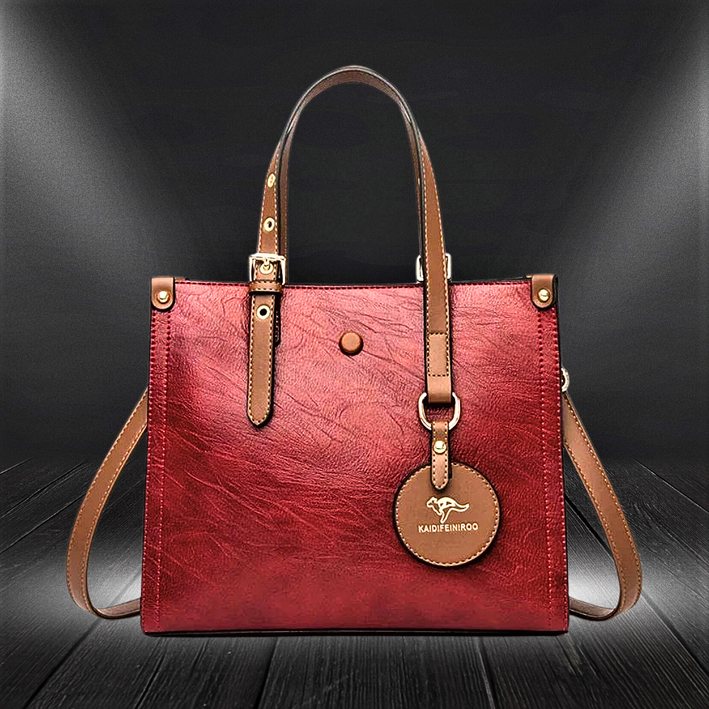 3-Layer Cowhide Leather Bag