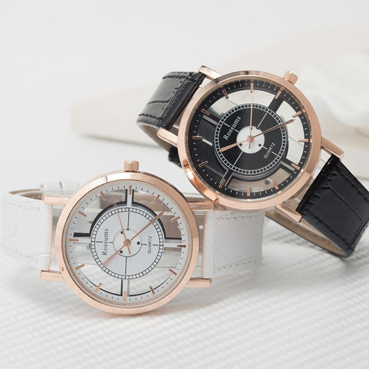 Reloj de cuarzo transparente "Charme Vintage" 