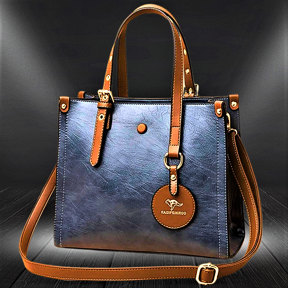 3-Layer Cowhide Leather Bag