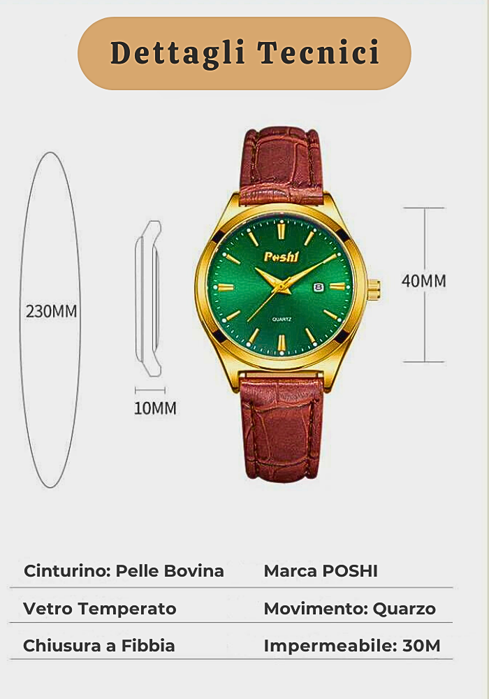 POSHI Watch Elegance in a Classic Design