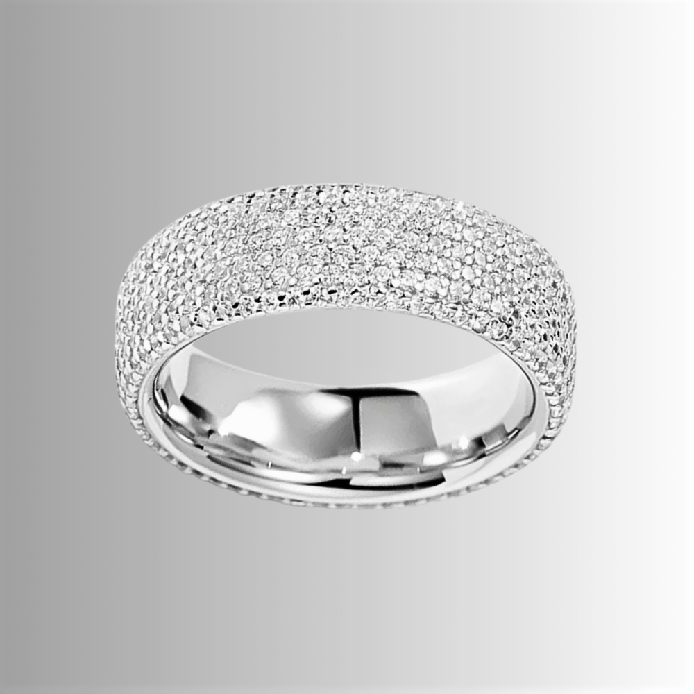 Fascetta Intera con Pavè di Moissaniti