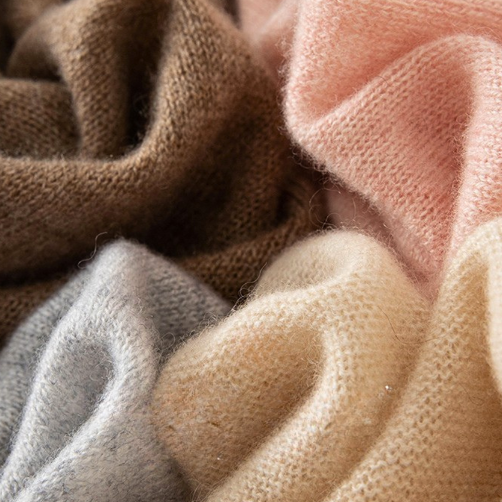 Sciarpa in Puro Cashmere in Tinta Unita