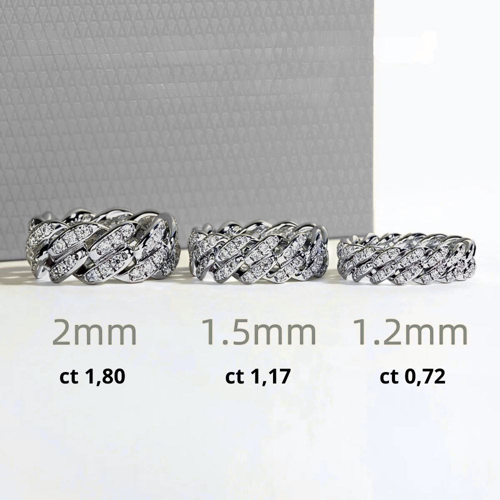 Fascia a Maglie Groumette con Moissaniti