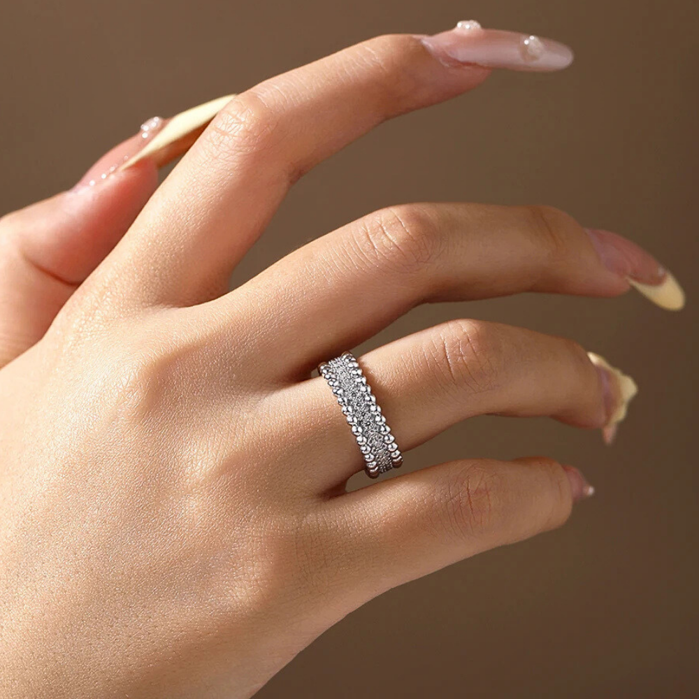 Fascetta con striscia di Moissaniti