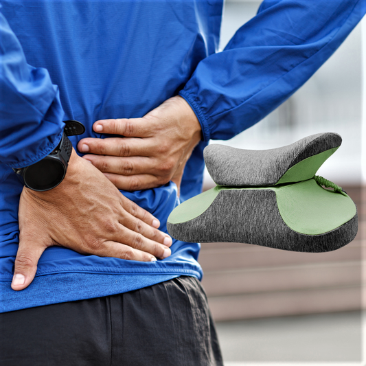 Almohada correctora de postura de espuma viscoelástica: tu aliada para el bienestar lumbar 
