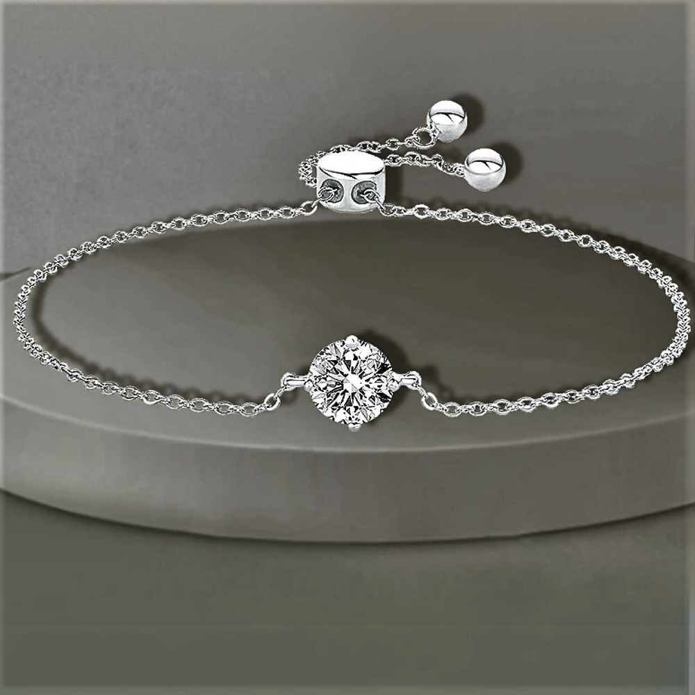 Bracciale Punto Luce con Moissanite di ct 1.00