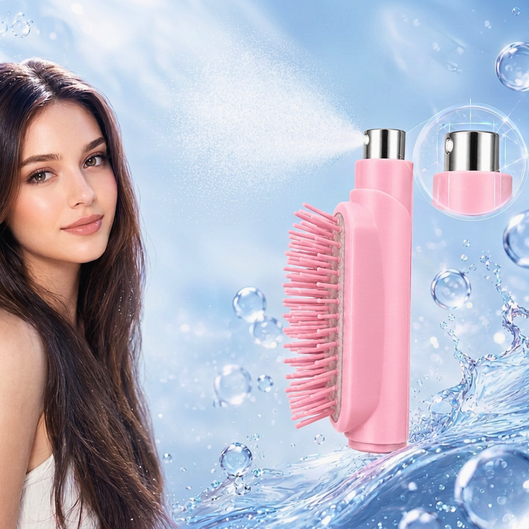 Spazzola Elettrica con Vaporizzatore Spray