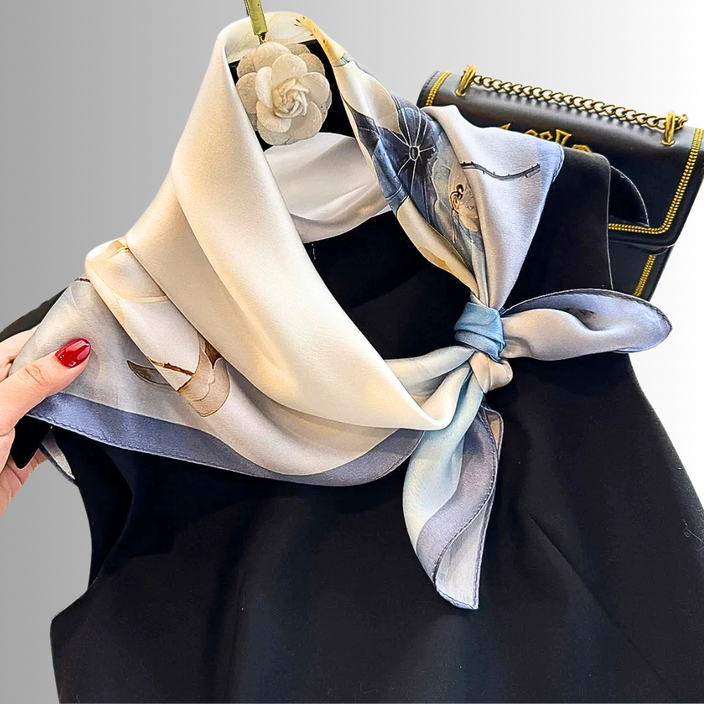 Foulard in Seta di Gelso a Stampe Fantasia