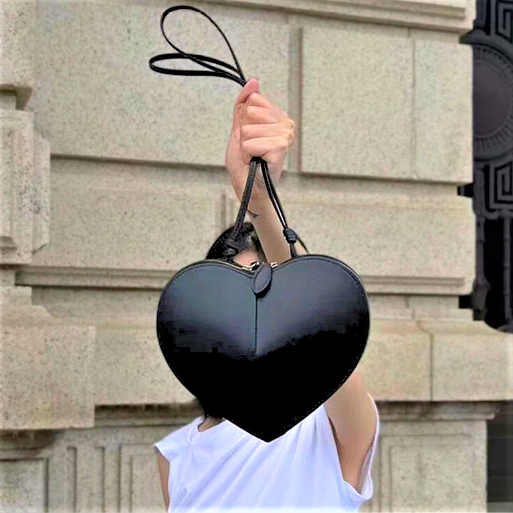Borsetta a Cuore in Similpelle di Alta Qualità