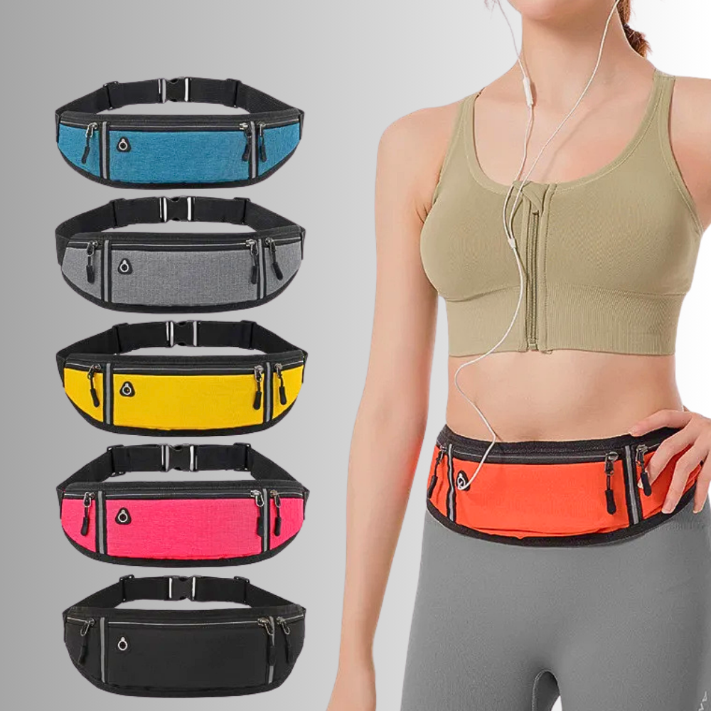 Marsupio per Runner con Strisce Fluorescenti