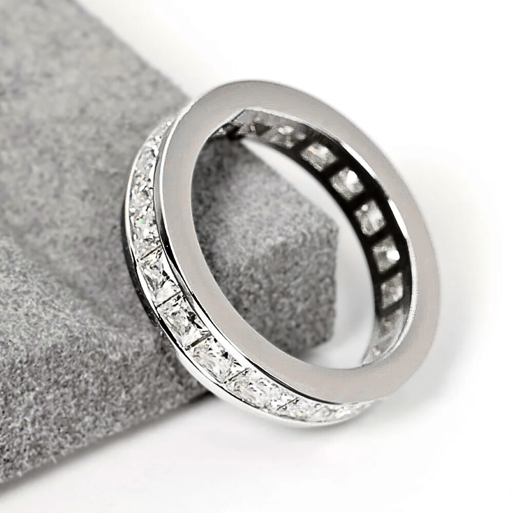 Mini Collezione di Fedine con Moissaniti Taglio Princess