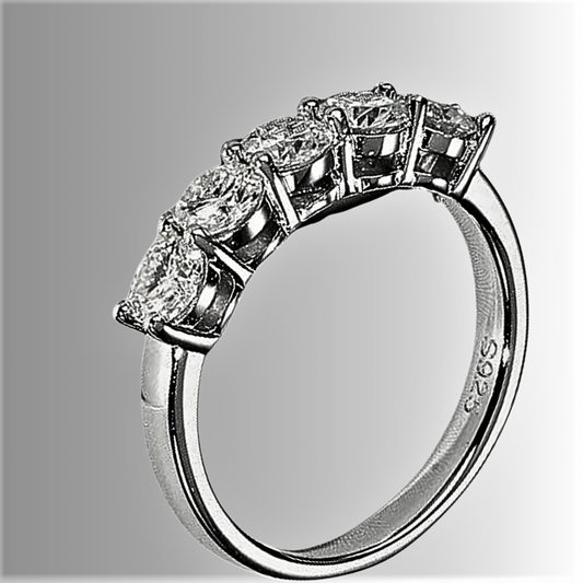 "Five Lights Ring" - Symbol of Love and Stability
