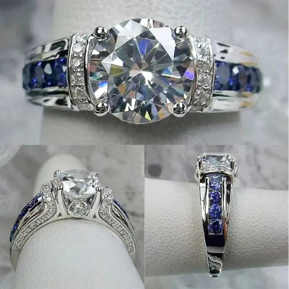 Fascia in Moissaniti con pietra centrale da ct 2,00