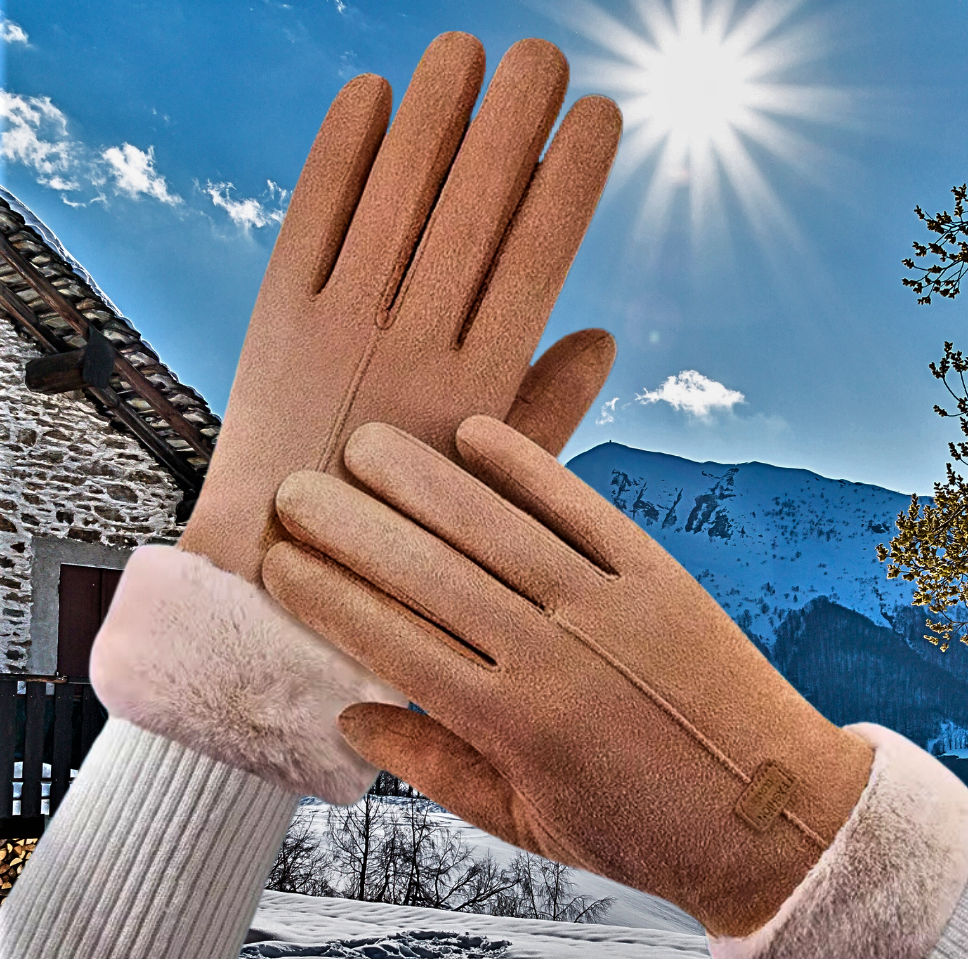 Guanti Scamosciati Touch Screen