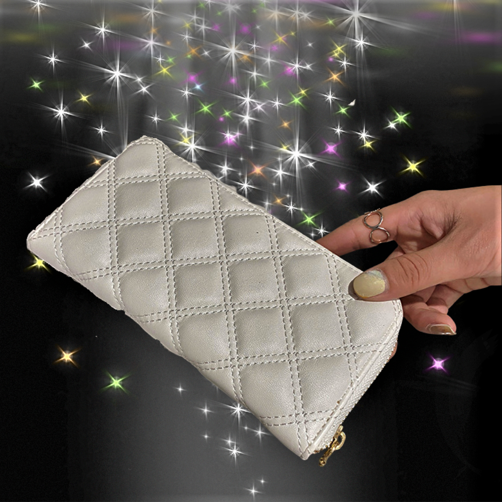 Monedero rectangular largo 