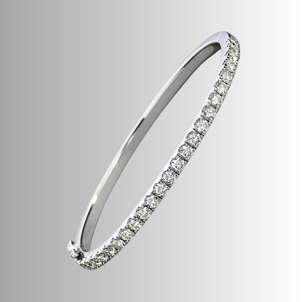 Bracciale Rigido con Moissaniti per ct 2,50