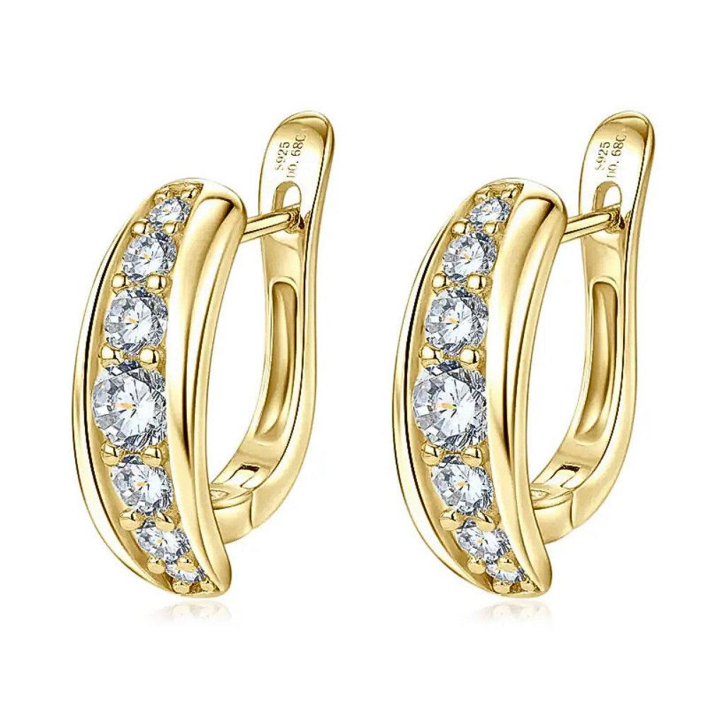 Orecchini a Monachella con Moissaniti per ct 0,68