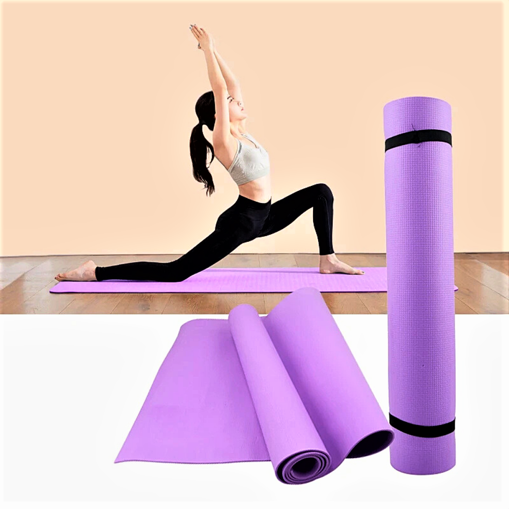 Tappetino per Yoga in Gomma Naturale ed EVA: Comfort, Durabilità e Sicurezza