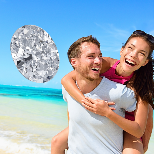 Diamanti Lab Grown Taglio Ovale da ct 1,00 a ct 5,00