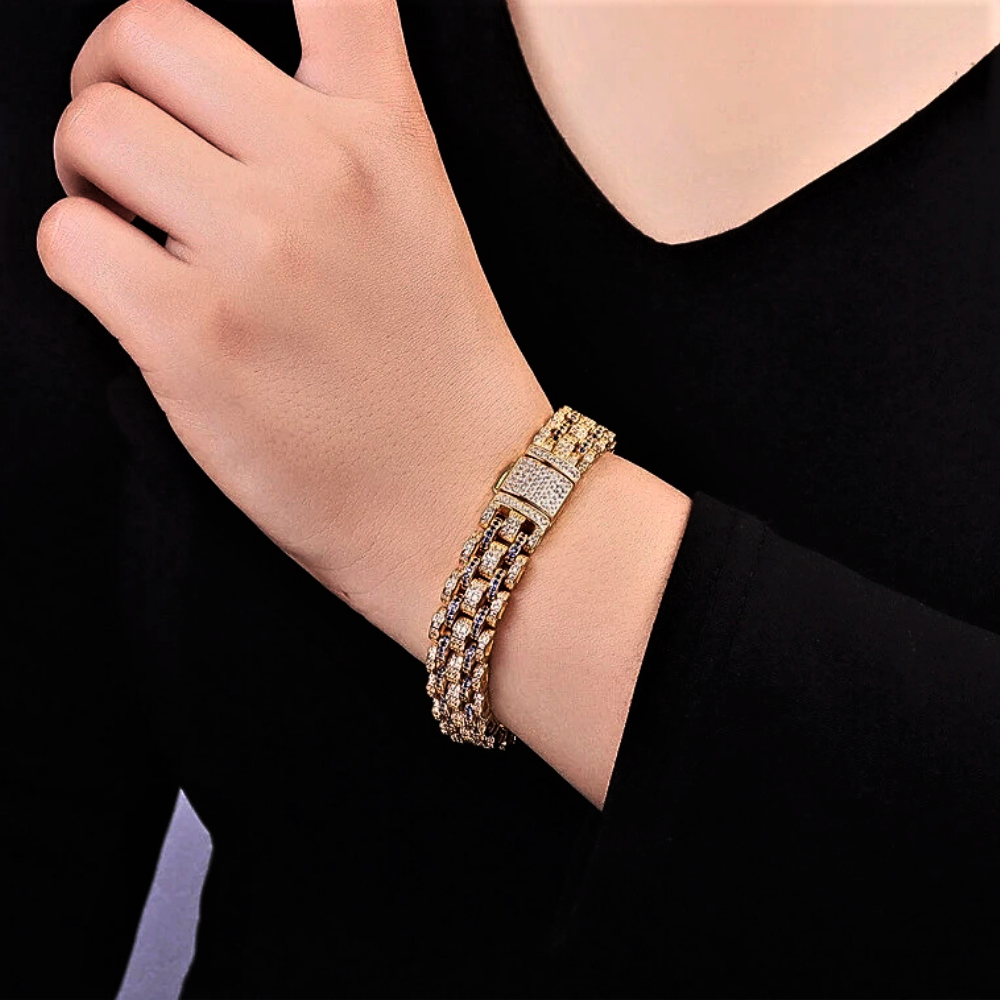 Bracciale a Cavallotti con Moissaniti