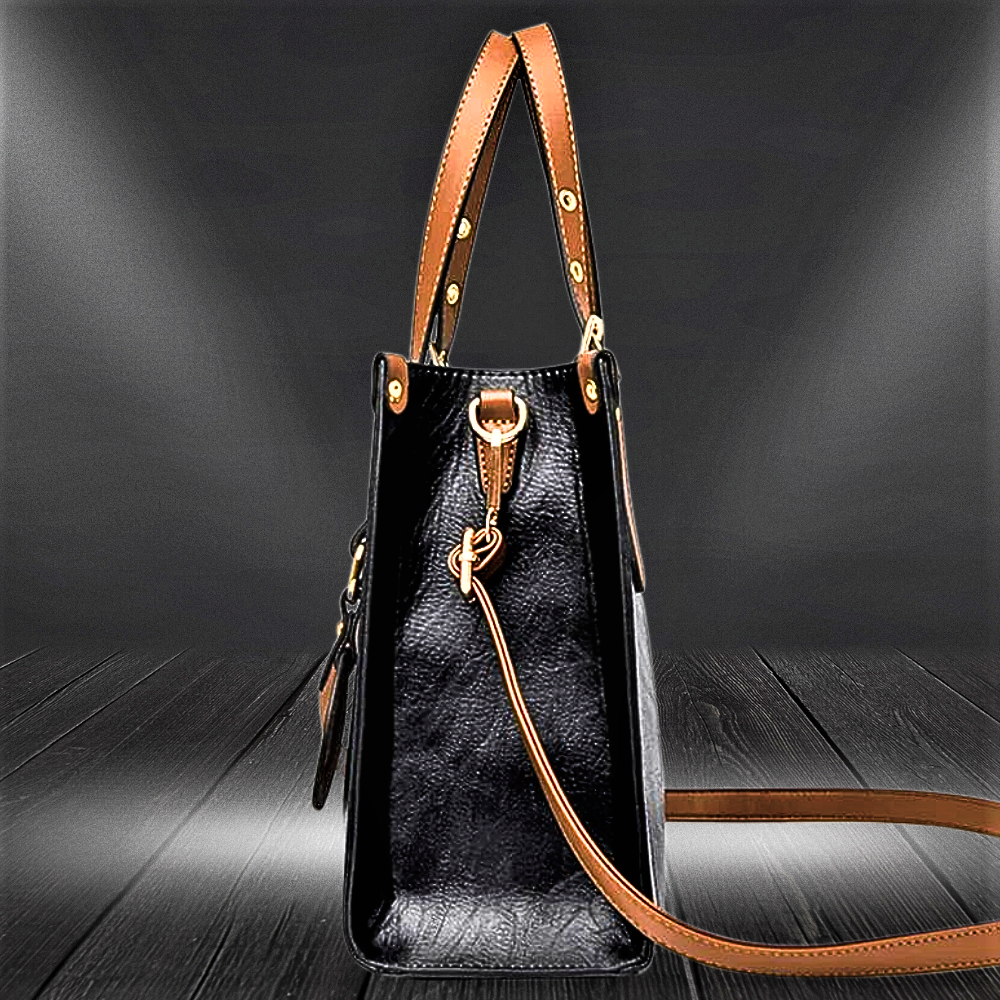 3-Layer Cowhide Leather Bag