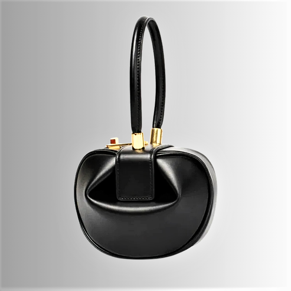 Mini Bag in Pelle di Vitellino a Doppio Strato