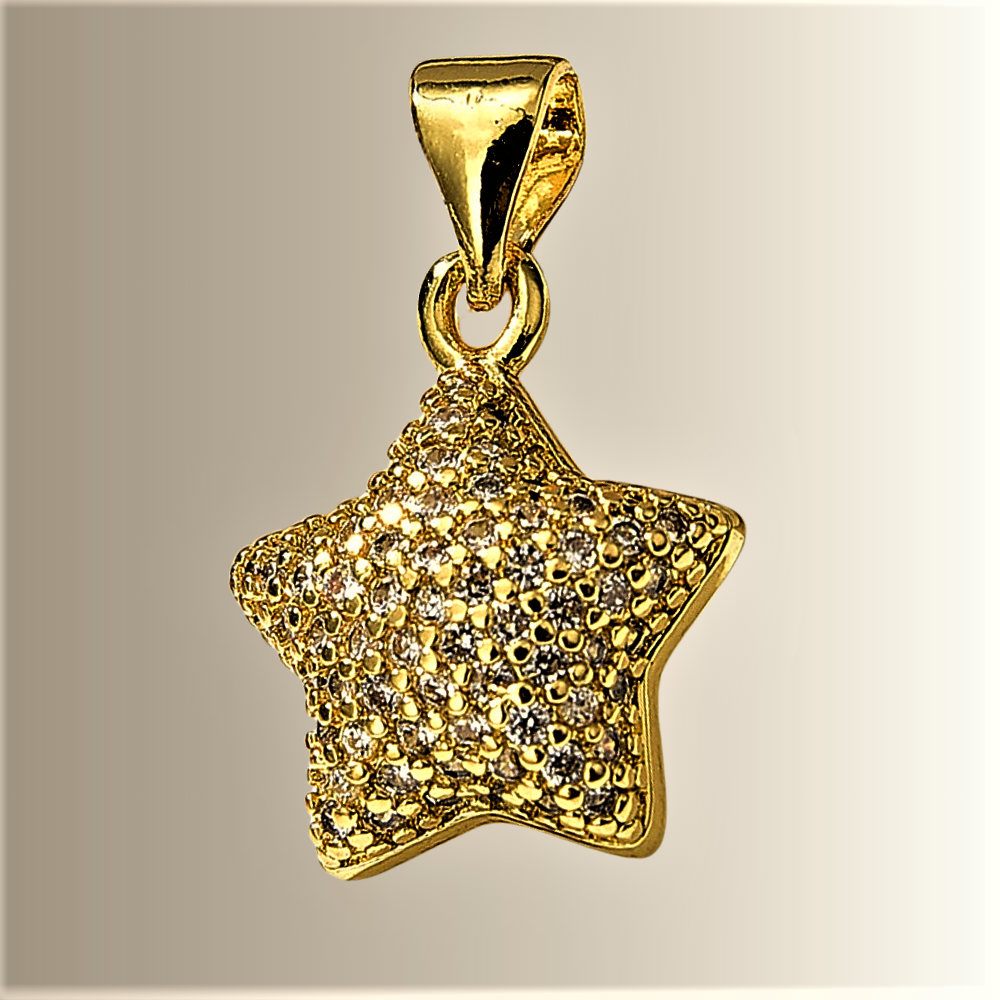 Colgante "Estrella Brillante" - Una Nota de Color de la Colección Elegance