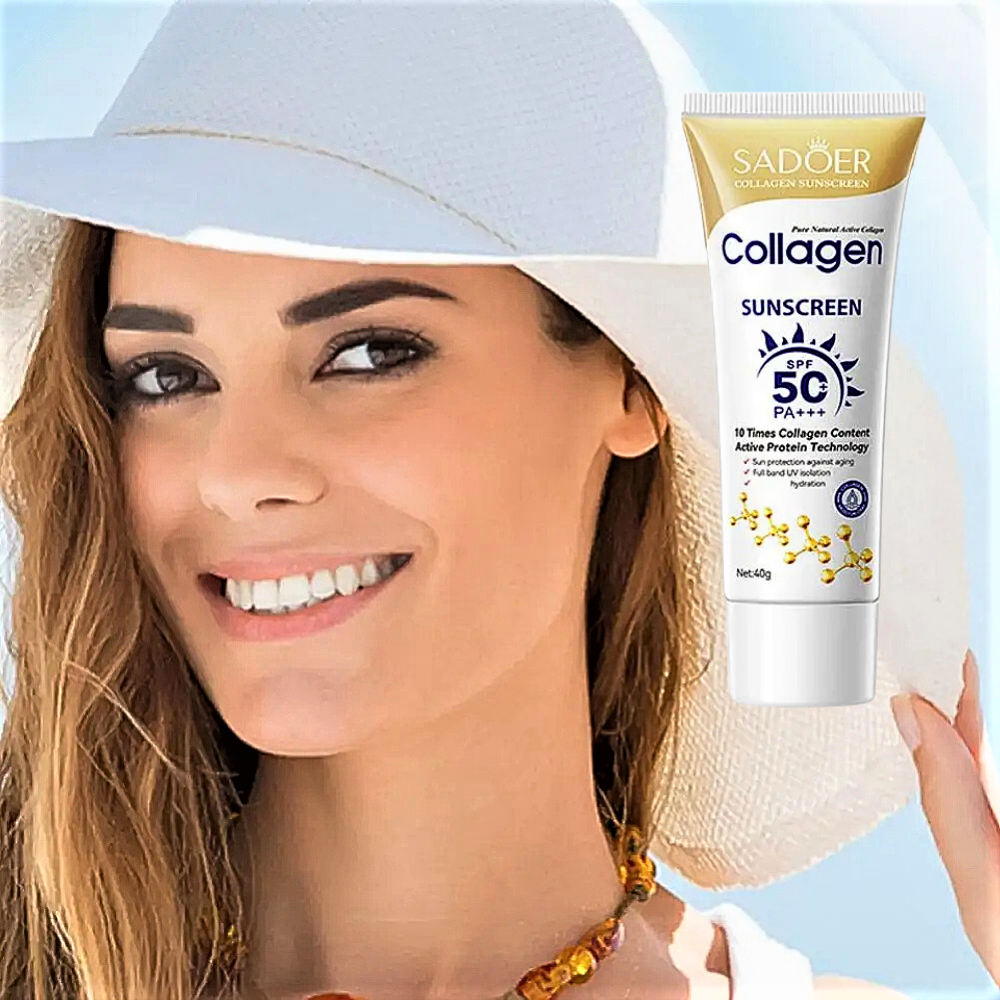 Crema Solare al Collagene Protezione 50