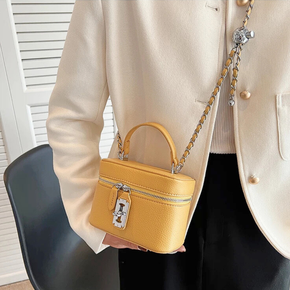 Mini Borsa a Bauletto in Similpelle