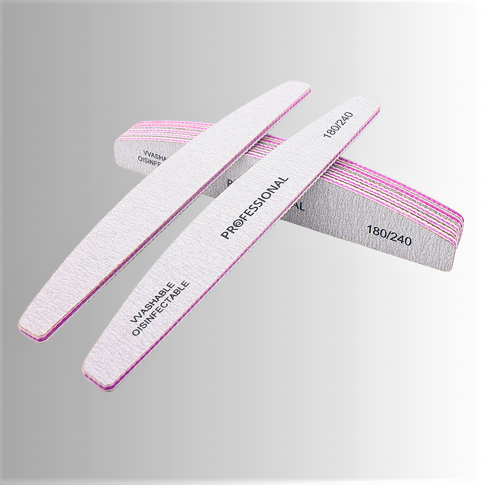 Set di 10 Limette per Manicure e Pedicure