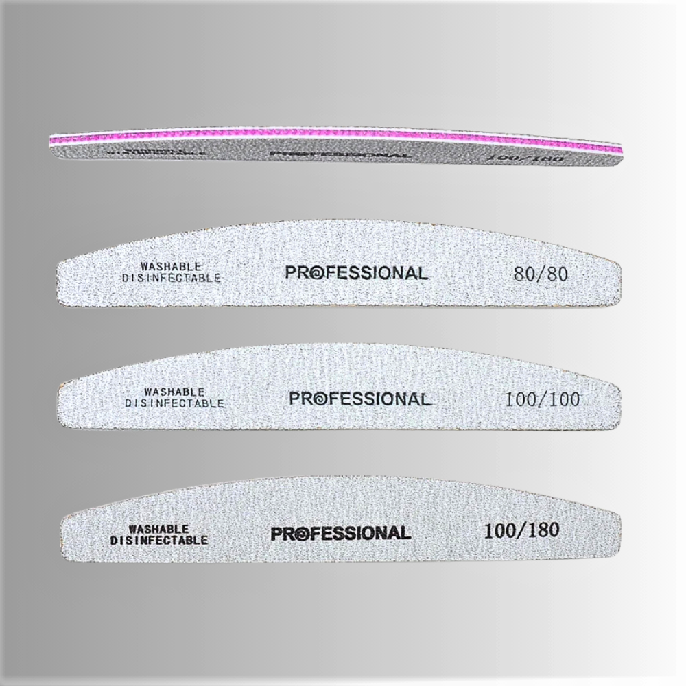 Set di 10 Limette per Manicure e Pedicure