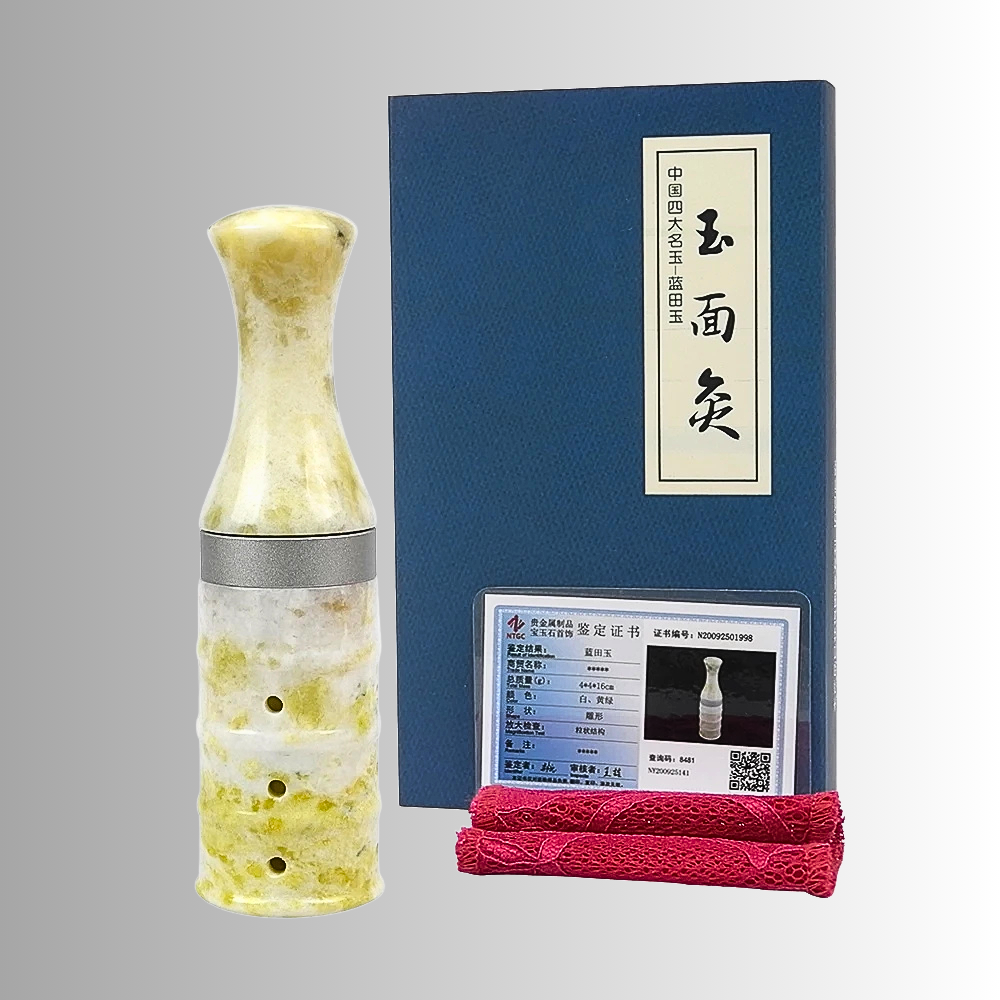 Braciere per Moxibustione in Giada Naturale