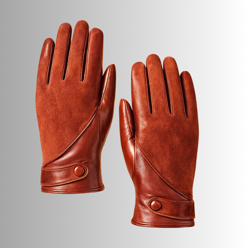 Guantes de piel de oveja para pantalla táctil