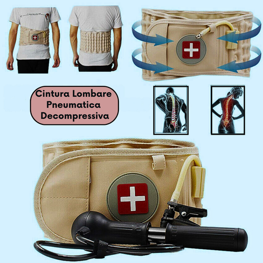 Cinturón lumbar de descompresión neumática al servicio de tu bienestar