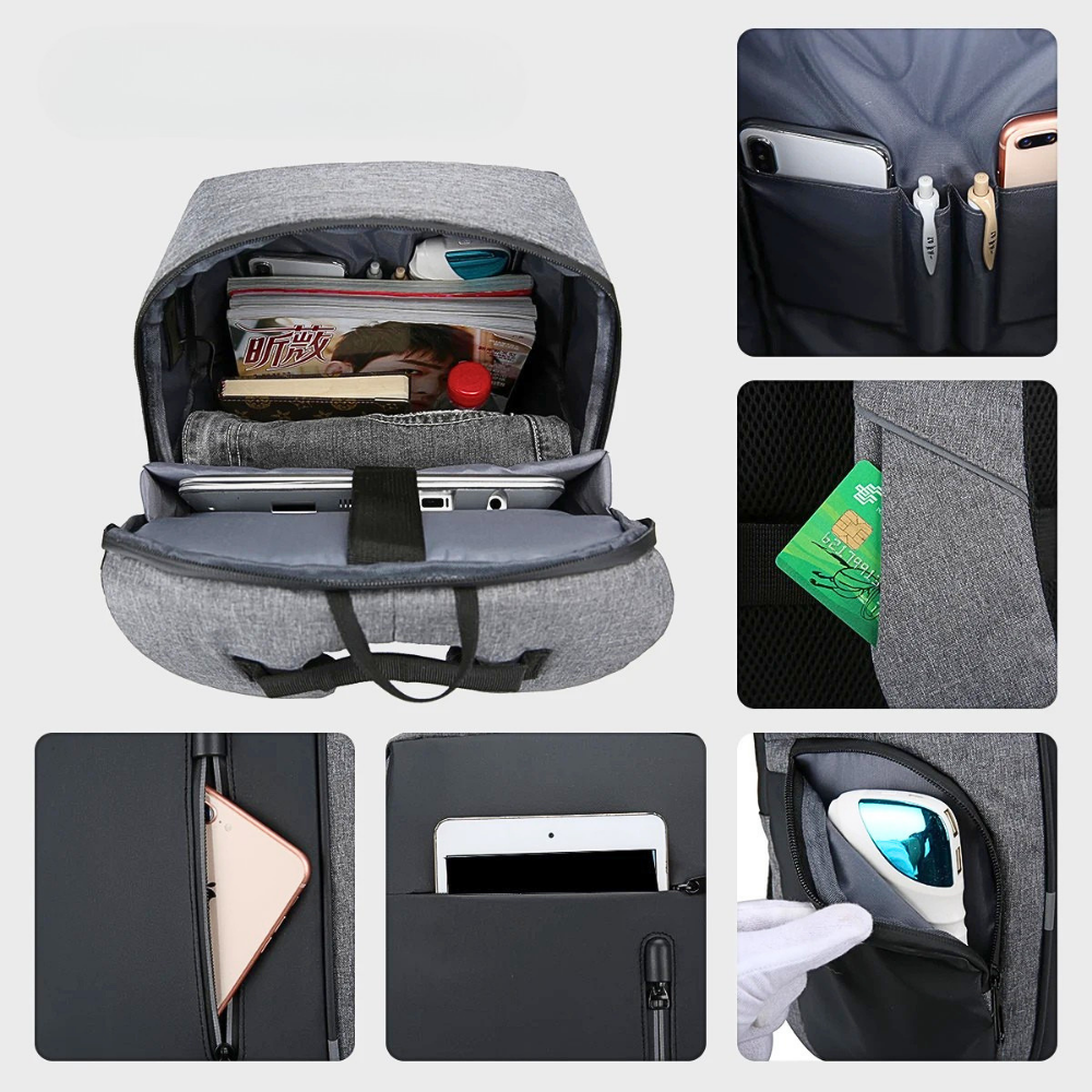 Zaino a Grande Capacità con Porta USB
