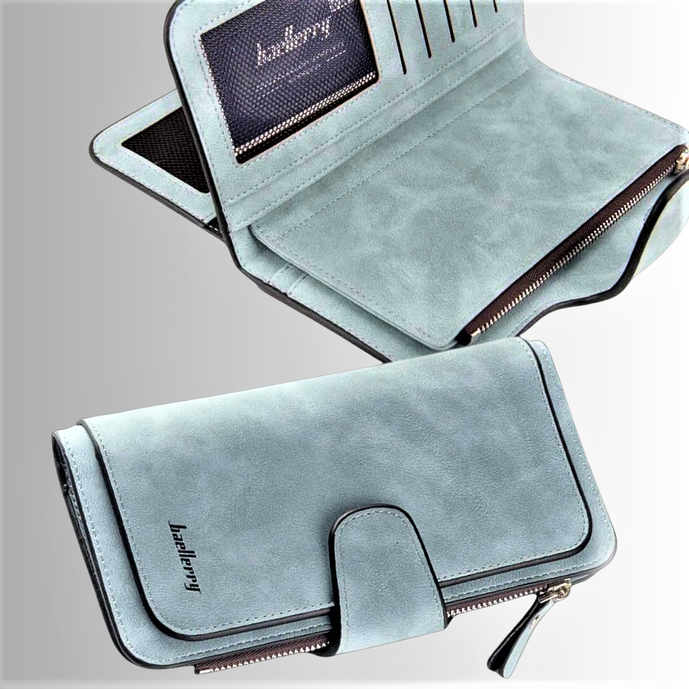 Stylish and Functional Suede Wallet