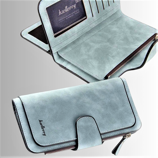 Stylish and Functional Suede Wallet
