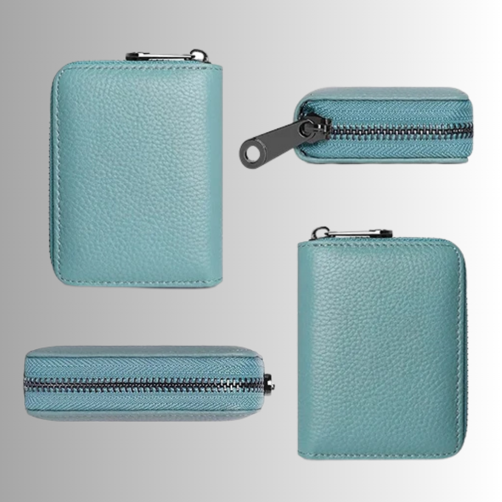 Mini Credit Card Holder in Genuine Cowhide: Elegance and Security