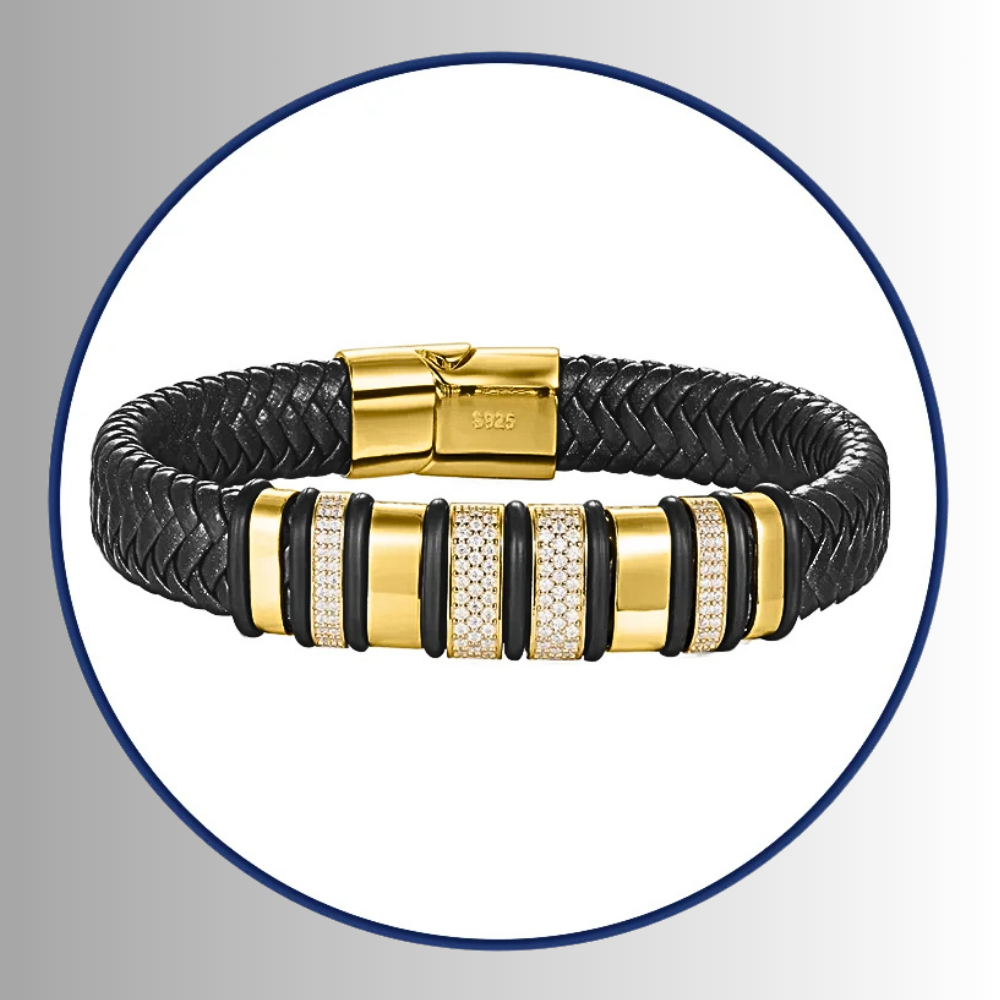 Bracciali in vera pelle con Moissaniti per ct 1,20